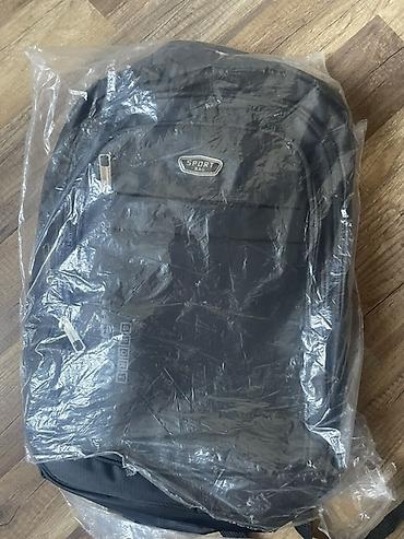 Туристические рюкзаки: Qara rəngli “SPORT BAG” məktəbli çantası - Gündəlik istifadə, dərs — 1