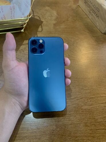 скупка аккумуляторов цена: IPhone 12 Pro Max, Б/у, 128 ГБ, Pacific Blue, Зарядное устройство, 100 %