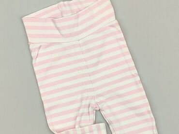 czarne legginsy z białym paskiem: Legginsy, 0-3 m, stan - Dobry