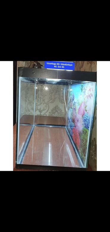 Akvariumlar: Dördbucaq akvarium, Boş, 70 l, Ödənişli çatdırılma — 8