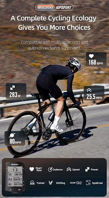 velosiped sidenya: Velospidometr IGSPORT BSC 200 orginal təzə alınıb demək olar — 5