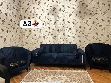 Komodlar: AYNUR 2 💃 Divan 2 ədəd kreslo Təzə kimi ideal vəziyyətdə Evin