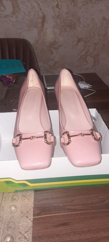 женские туфли на танкетке: Туфли, Размер: 38, цвет - Розовый, Новый