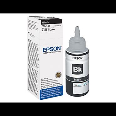 printer aliram: Epson T6641 C13T66414A Black 70 ml – Epson EcoTank və L seriyalı — 1