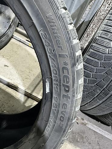 892 2: Шины 245 / 40 / R 19, Зима, Б/у, Комплект, Hankook — 5