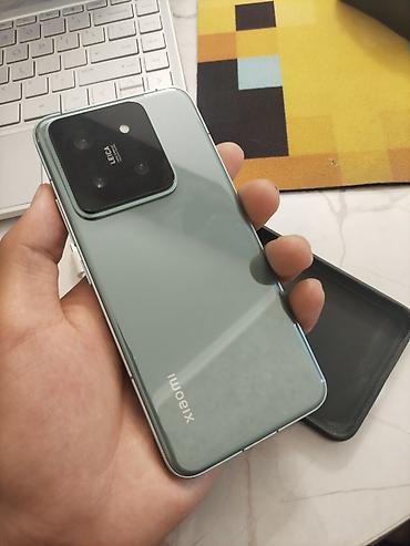 Xiaomi, 14, Б/у, 256 ГБ, цвет - Зеленый, 2 SIM