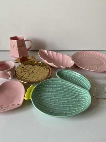 Посуда: Продаются красивые декоративные тарелочки, керамические, разных форм — 6