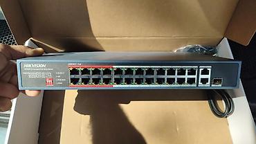 Hikvision 24-Port 10/100M PoE Switch – DS‑JE0326P‑E/M(C)