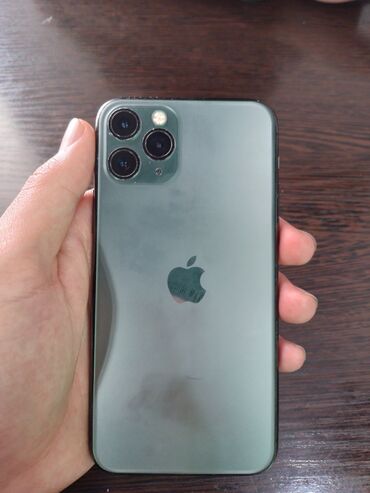 телефон обмен айфон: IPhone 11 Pro, Б/у, 256 ГБ, Зеленый, Защитное стекло, Кабель, 76 %