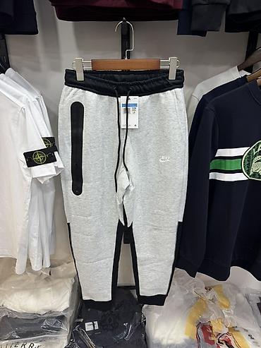 nike tech flecee: Мужские брюки, M, XL, L, Nike, Новый, цвет - Серый, Самовывоз — 1