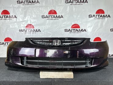авто запчасть: Передний Бампер Honda 2001 г., Б/у, цвет - Фиолетовый, Оригинал