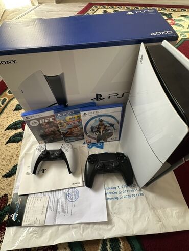 сколько стоит плойка 5: Игровая консоль Sony PlayStation 5 (версия с приводом). В комплекте на