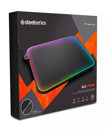 magic mouse цена: SteelSeries QCK PRISM Cloth 2-Zone Lightning, Micro-Woven Cloth RGB