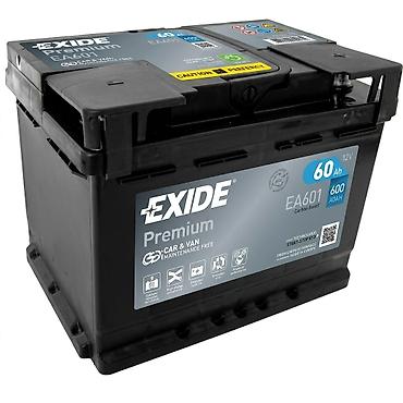Exide, 60 ah, Orijinal, Fransa, Yeni
