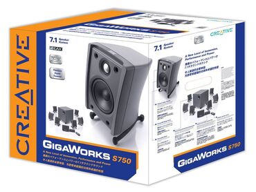 dinamiklər: Yenidir 7.1-акустика Creative GigaWorks S750. Satılır. Qiyməti 2000