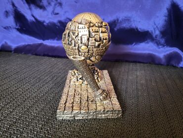 Ostali kućni dekor: Globus vintaz Jerusalim,rucna obrada. Figura maksimalno ocuvana,pun — 8