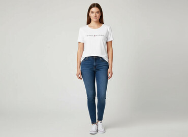 tommy basic t shirty: Tommy Hilfiger, Футболка жіноча, розмір XL