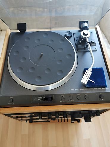 hudabon primer: SABA hi‑fi komponentni sistem sa namenskim drvenim stalkom i velikim — 4