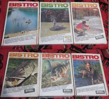 Knjige i stripovi: Ribolovački i lovački časopisi – 39 brojeva (8 grupa): Bistro, Ribo — 7