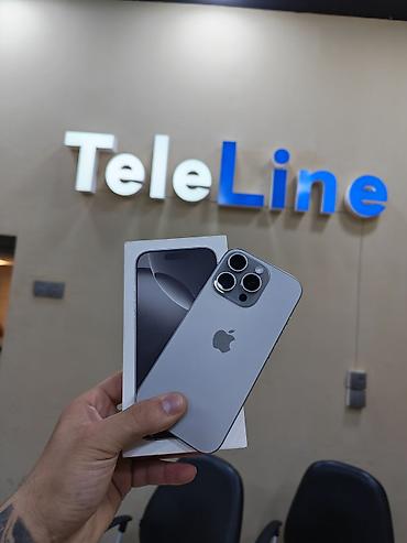 IPhone 16 Pro, 256 GB, Natural Titanium, Zəmanət, Simsiz şarj, Face ID