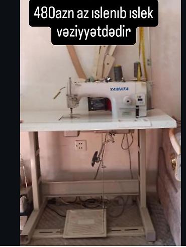 Tikiş maşınları: Yamata sənaye tikiş maşını və masa komplekti - Brend/model: Yamata — 1