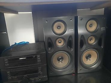 aux bluetooth: Музыкальный центр Samsung с акустикой Состав: - Основной блок — 3