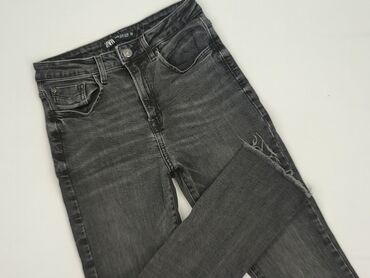 spodnie legginsy z wysokim stanem: Zara, Jeansy damskie, rozmiar M