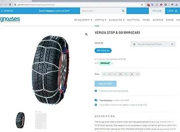 Auto oprema: Snežne lance Veriga Stop&Go Compact NT 9 mm – za putnička vozila — 9
