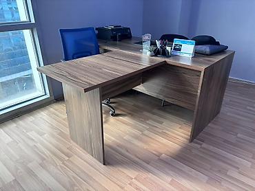 Ofis mebel dəsti – T formalı iş masası və konsol şkaf - Material