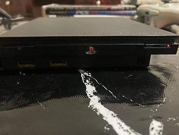 PS2 & PS1 (Sony PlayStation 2 & 1): Playstation 2 Slim Yanında 1 Pult+ Pes Serisi fifa ve elave oyunlar — 3
