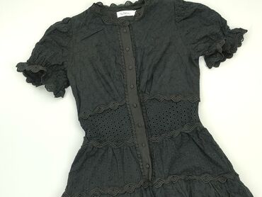 czarne rozkloszowane spódnice midi: Sukienka, S, stan - Bardzo dobry