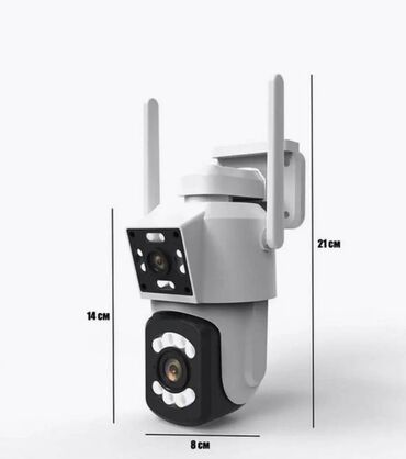 комнатные антенны: #Видеонаблюдение #Двойная уличная камера #4G камера V380 Двойная