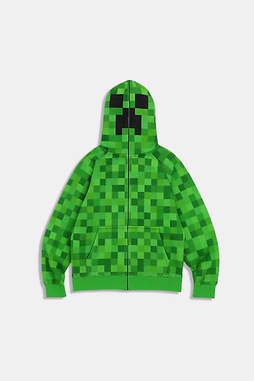 Толстовка с капюшоном в стиле Minecraft (принт «крипер») ТОРГ at lalafo.kg Толстовка с капюшоном в стиле Minecraft (принт «крипер») ТОРГ