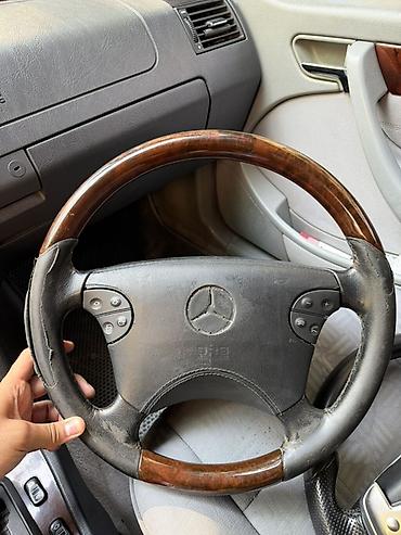 mersedes 140: Mercedes-Benz taxta-dəri sükan - Orijinal Mercedes-Benz sükanı - — 1