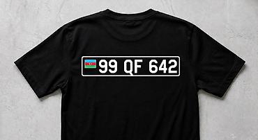 messi imzali forma: Qara rəngli uniseks T-shirt – fərdiləşdirilən “nömrə nişanı” dizaynı — 2