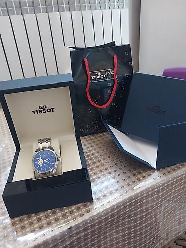 тисот часы: Часы Tissot (Swiss Made) с синим циферблатом - Корпус и браслет из — 3