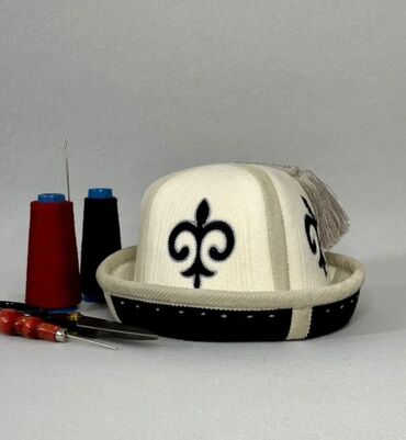 Головные уборы: Традиционный кыргызский калпак - Мужской головной убор национального — 5