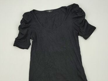 bluzki oversize krótki rękaw: Bluzka Damska, F&F, S, stan - Bardzo dobry