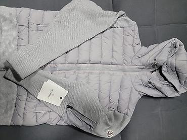 Moncler – кардиган, серый цвет. Продаю потому что размер не подошёл