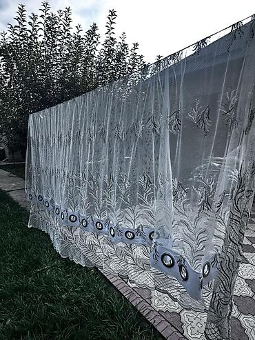 атласная лента бишкек: Тюль с вышивкой - Полупрозрачная основа светлого оттенка. - Богатая — 9