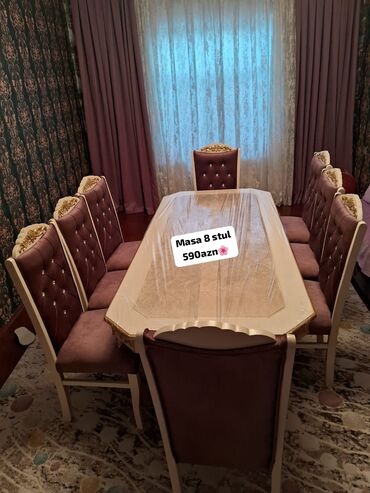 столешница для стола на заказ: Для гостиной, Новый, Нераскладной, 6 стульев, Турция