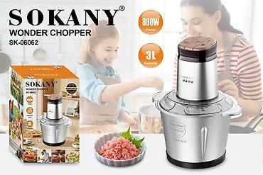 sandwich maker: Кухонный измельчитель SOKANY Wonder Chopper SK‑06062 - Мощность: 800 — 1