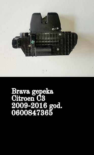 brava golf 2: Brava gepeka za Citroën C3 (2009–2016) - Originalna zadnja — 1