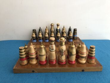 Şahmatlar: Antik sahamat 1950 ve 60 ci illere aid cox nadir tapilan sahmat her — 4