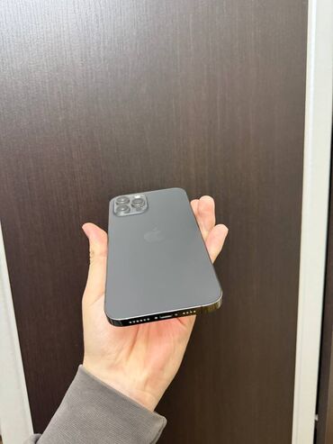 поко f5 про цена бишкек: IPhone 12 Pro Max, Колдонулган, 256 ГБ, Кара, Заряддоочу түзүлүш, 80 %