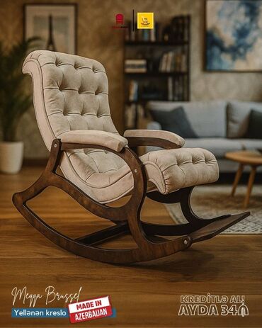 Kreslolar: Yeni, Kreslo-kaçalka, Parça, Kredit var, Şəhərdaxili pulsuz çatdırılma — 1