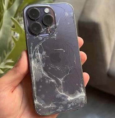 Продаю iPhone 14pro 256 Акб 81 разбит задний крышка и экран но at lalafo.kg Продаю iPhone 14pro 256 Акб 81 разбит задний крышка и экран но