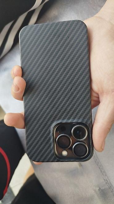 IPhone 13 Pro, Б/у, 256 ГБ, Черный, Чехол, 74 %