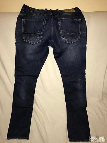 Farmerke: Original DIESEL farmerice 32/33 KAO NOVE 100% cotton Polustruk 44cm — 4
