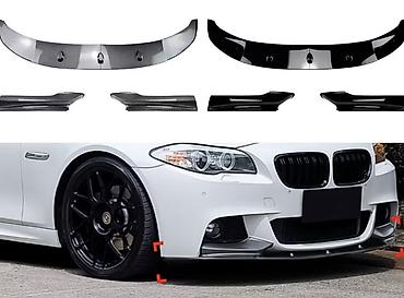 m5 stick: Передний сплиттер (губа) для BMW 5-Series F10/F11 (рестайлинг и — 1